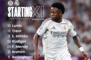 刷新历史！皇马在欧冠排出了一套“全外援”首发，是队史首次